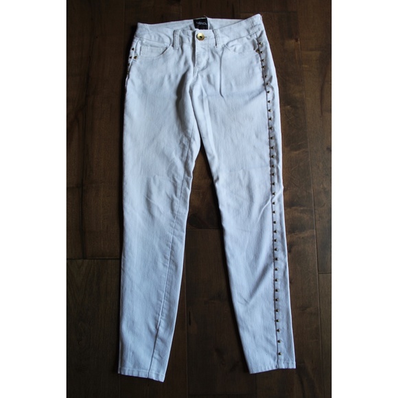 White Studded Jeans - Picture 3 of 4